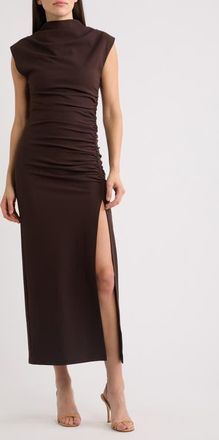 Line & Dot Robin Midi Dress in Brown at Nordstrom, Size X-Small
