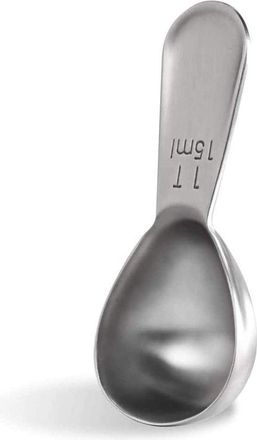 OEM Cuchara De Caf&eacute; De Acero Inoxidable 18/8 Resistente, Con Cuchara Medidora Y Mango Corto, Capacidad Para 1 Cucharada (15 Ml)