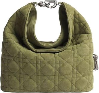 Dior (WMNS) DIOR Small Dior Toujours Hobo Bag Khaki M2867PDUN_M18S