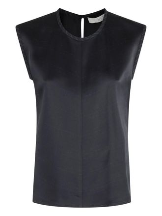 Tela stripe-pattern sleeveless top - Blue