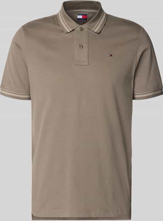 Tommy Jeans Regular Fit Poloshirt aus reiner Baumwolle in Beige, Gr&ouml;&szlig;e XXL