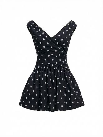 Self Portrait Polka Dot Mini Dress