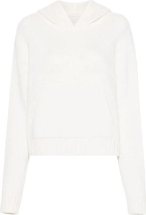 Palm Angels Hoodie - Dames - Hoodies - Wit - M - Katoen - Hoodies & sweatvesten
