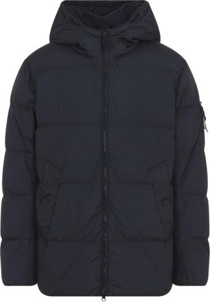 Stone Island Navy Blue Hood Jacket