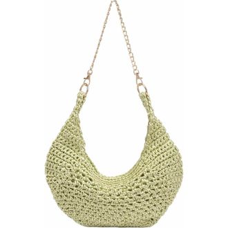 Moda Luxe Chic Vegan Leather Soraya Shoulder Bag for Elegant Style in Sage at Nordstrom