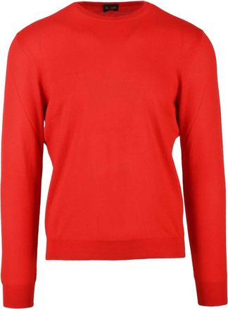 Drumohr Thin Cashmere Crew Neck Pullover - Fluorescent