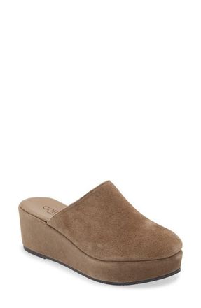 Cordani Camryn Platform Wedge Mule in Crosta Fango at Nordstrom, Size 4.5Us