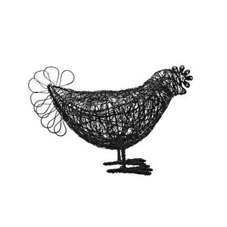 Foreside Home And Garden Wire Hen Bird Figure Black Metal at Nordstrom
