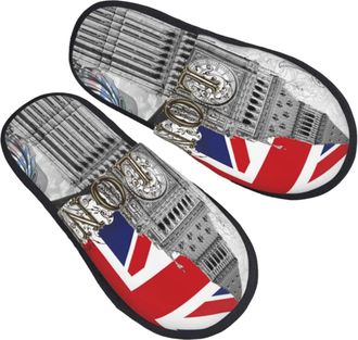 Generic Women Men Slippers London Indoor Shoes Comfort Plush House Shoes Deluxe Bedroom Slipper For Indoor Travel Outdoor M