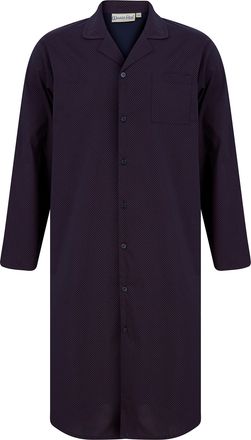 Slenderella Walker Reid WR88831 Mens Navy Cotton Nightshirt XXLarge