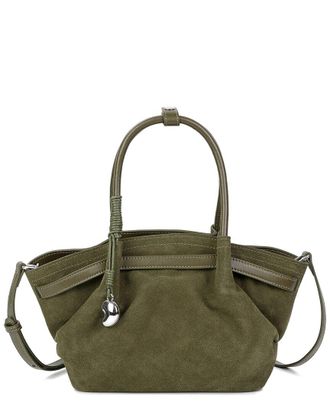 Tiffany & Fred Soft-Structured Suede Shoulder Bag