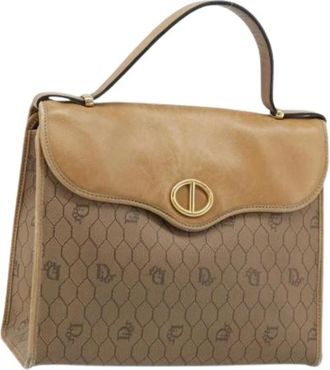 Dior Pre-owned Handbags, female, Beige, Size: ONE SIZE Pre-owned Vintage Hand Bag