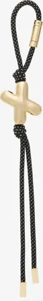 Michael Kors Initial Gold-Tone and Speckled Cord Bag Charm