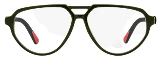 Moncler ML5162 Pilot Acetate Eyeglasses - Green