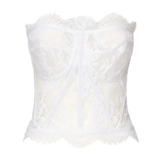 Dolce & Gabbana Sleeveless Tops - Dames - Tops zonder mouwen - Wit - XS - Tops
