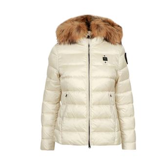 Blauer Dames, Jassen, Beige, Maat: M Leer