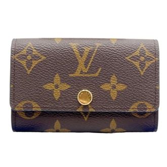Louis Vuitton Pre-owned Accessories, female, Brown, Size: ONE SIZE Pre-owned Canvas key-holders