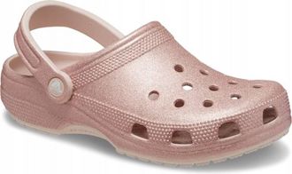 OEM Crocs Classic Glitter Clog K 206993 J13eu 3233 Cuarzo Glitter