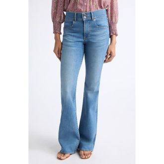 Veronica Beard Beverly Mid Rise Skinny Flare Jeans in Bandit Dust at Nordstrom, Size 29