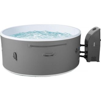 Habitat et Jardin Spa semirr&iacute;gido Venecia - 5 plazas - Blanco/Gris