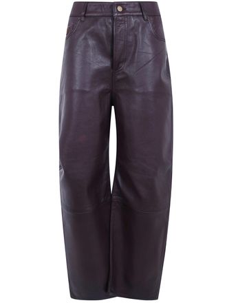Lois Jeans Leather Trousers Dali Leather