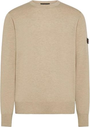Peuterey New Marlon NC Ronde Hals Trui - Heren - Truien - Beige - Maat: L Wol