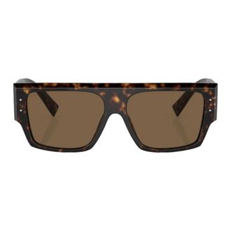 Dolce & Gabbana Sunglasses, female, Brown, Size: 56 MM Rectangular Sunglasses