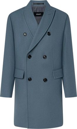 Joop Richborne Coat - Heren - Mantel - Blauw - XL - Wol - Jassen