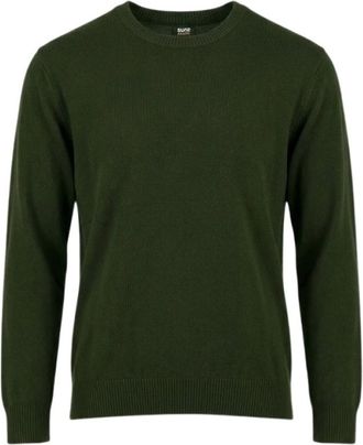 Suns Jersey de punto con cuello redondo - Knitwear - Hombre - Verde - XL