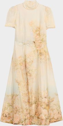 Zimmermann Memento Picnic Midi Dress