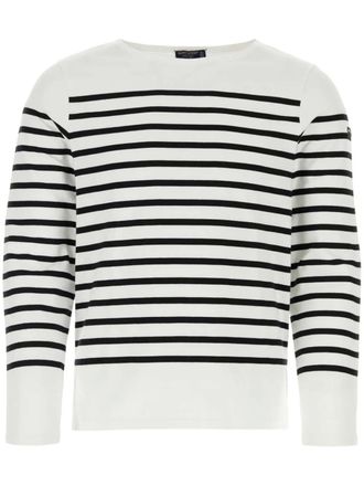 Saint James striped embroidered cotton t-shirt from $108.00