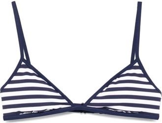 Ralph Lauren Blue Striped Bikini Top