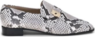 Ferragamo Mocassini Hug con fibbia - Toni neutri