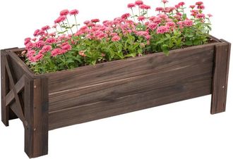 OUTSUNNY Garden Raised Bed 100x36.5x36 cm | TJ Hughes