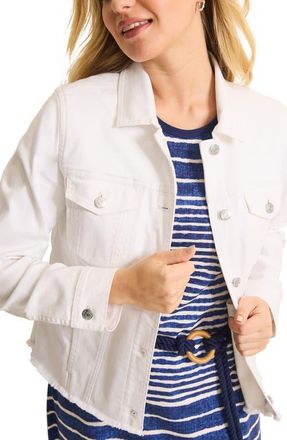 Tommy Bahama Ella Denim Jacket in Sugar Wash at Nordstrom, Size X-Small