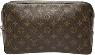 Louis Vuitton Pre-owned Trousse Toilette 28 - Dames - Vintage Clutch - Bruin - ONE Size - Vintage