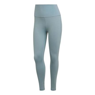 adidas (WMNS) adidas Yoga Studio 7/8 Leggings Asia Sizing Teal HC6639