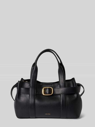 Calvin Klein Tote Bag in Leder-Optik in Black, Größe 1