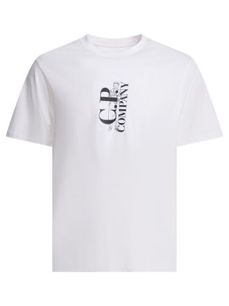 C.P. Company CP Company T-shirt met ronde hals en logo