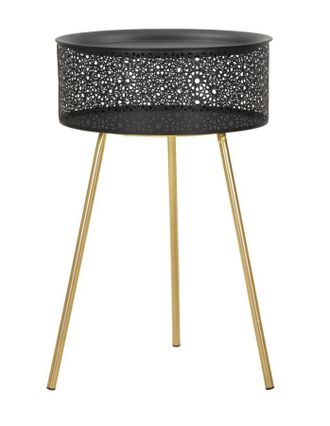 Mauro Ferretti Mesa Auxiliar Blacky Cm &Oslash; 40x65