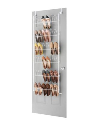 Whitmor 18-Pair Over The Door Shoe Rack