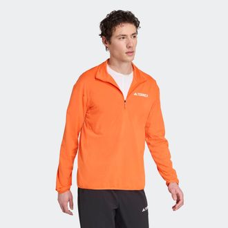 ADIDAS TERREX Fleecejacke ADIDAS TERREX TERREX MULTI CLIMAWARM TECH MIT REISSVERSCHLUSS BIS ZUR BRUST, Herren, Gr. XL, orange (semi impact orange), Obermaterial: 84