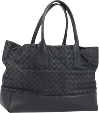 Bottega Veneta Pre-owned Tote Bags, female, Black, Size: ONE SIZE Pre-owned Vintage Tote Bag
