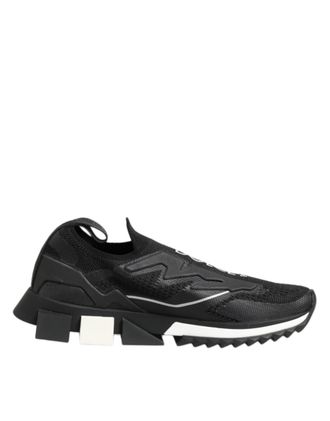 Dolce & Gabbana Zwarte SORRENTO Sport Stretch Sneakers Schoenen