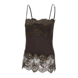 Birgitte Herskind Sleeveless Tops, female, Brown, Size: S Linnea Top