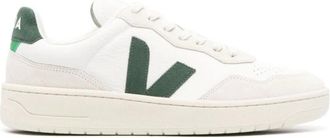 Veja Sneakers, female, Green, 5 UK, V-90 Leather White Cyprus Trainers