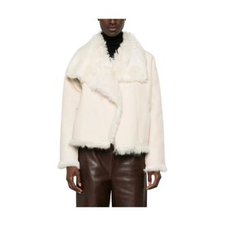 Yves Salomon Mujer, Chaquetas, Beige, Talla: S