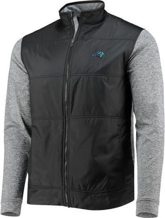 Cutter & Buck Stealth Hybrid Quilted Full Zip Jacket in Black at Nordstrom, Size Xxx-Large