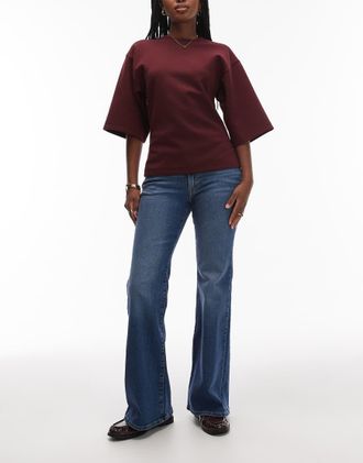 Levi's Jeans bootcut a vita super bassa blu scuro