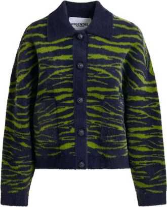 Essentiel Cardigan bicolore - Blu